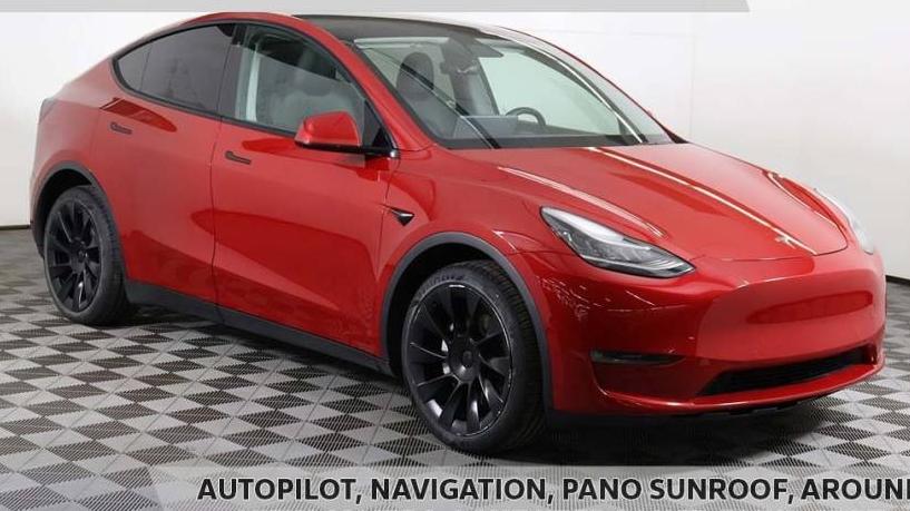 TESLA MODEL Y 2021 5YJYGDEEXMF281838 image